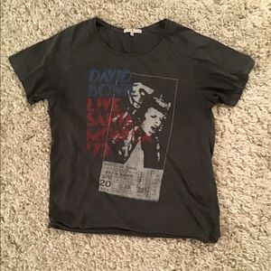 David Bowie graphic tee